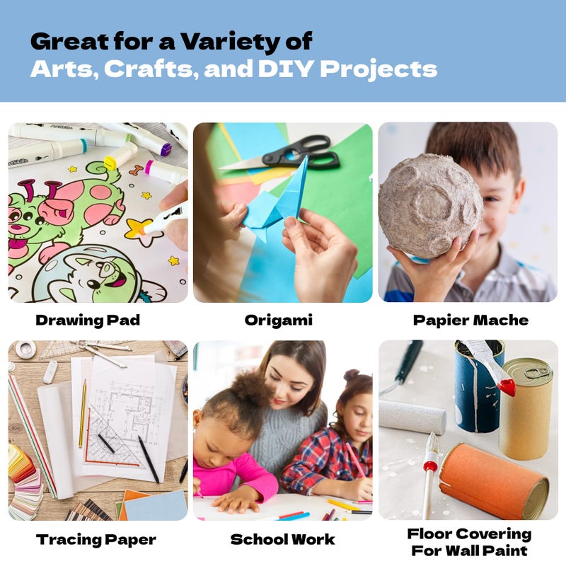 ArtSkills Easel Paper, Roll of Paper for Kids Art, Painting and Drawing, 50 ft, 1-Pack - Image 4